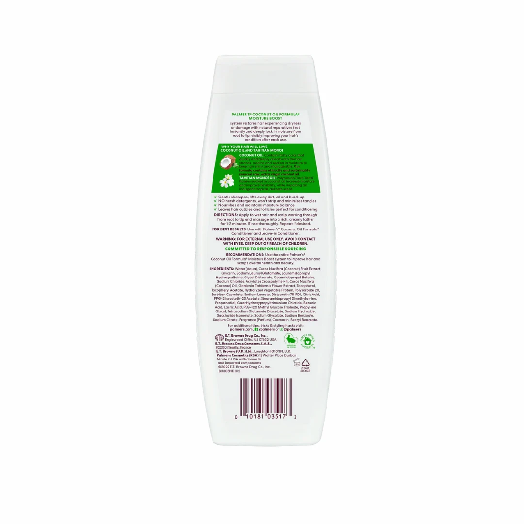 Palmer's Coconut Shampoo Sulfate Free 400 ML - Image 2