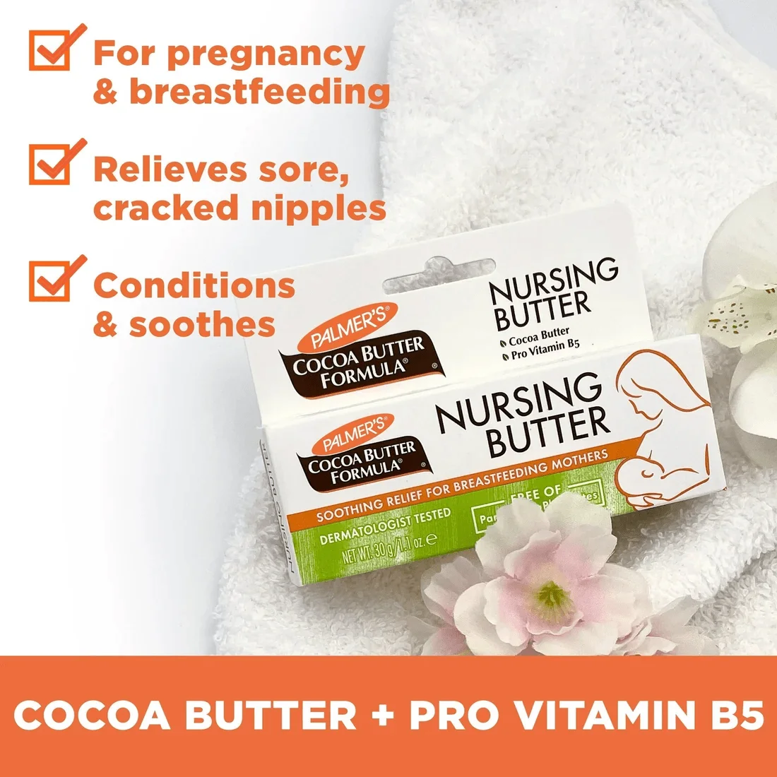 Palmer's Nursing Butter | Nipple Cream for Pregnancy & Breastfeeding - Image 3