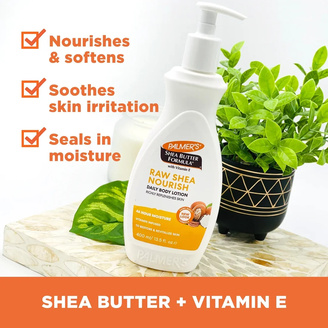Palmer's Raw Shea Nourish Daily Body Lotion | Shea Butter Lotion - Image 6
