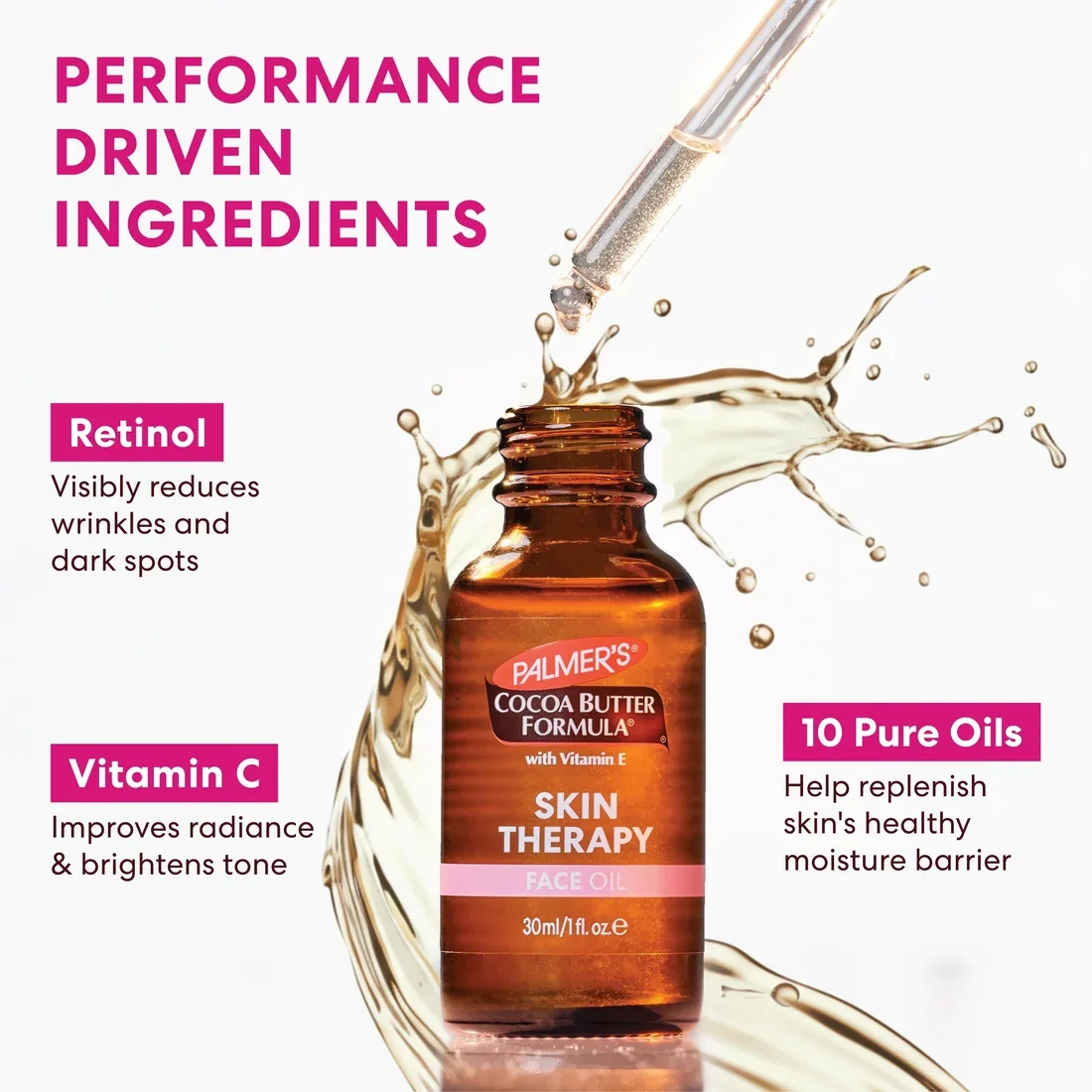 Palmer's Skin Therapy Face Oil | 10 Pure Oils with Retinol & Vitamin C - Image 5