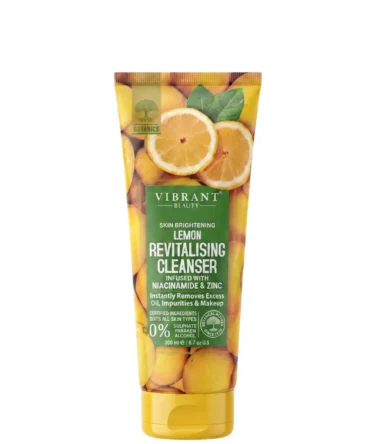 vibrant-beauty-lemon-revitalising-cleanser-200ml-niacinamide-zinc