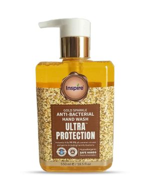 Inspire Gold Sparkle Anti-Bacterial Hand Wash 500 ML
