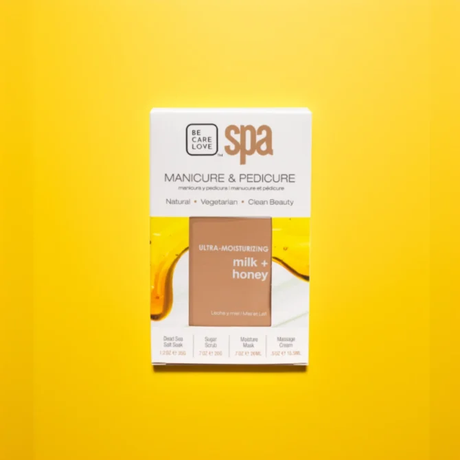 bcl-spa-4-step-mini-kit-milk-honey-manicure-pedicure-kit