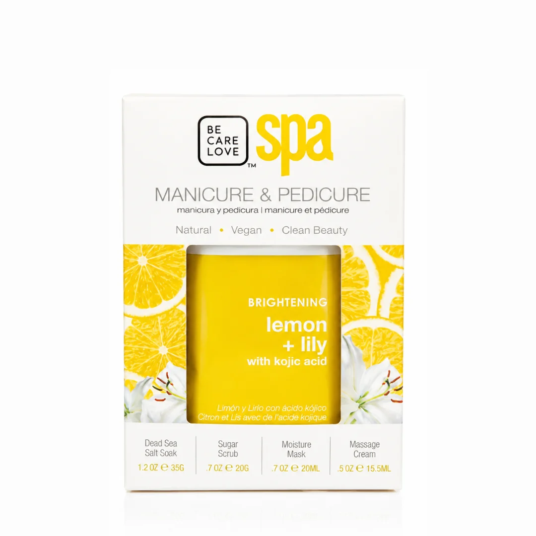 bcl-spa-mini-4-step-set-lemon-lily-brightening-manicure-pedicure