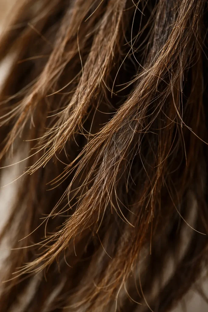 Causes of dry and rough hair texture
