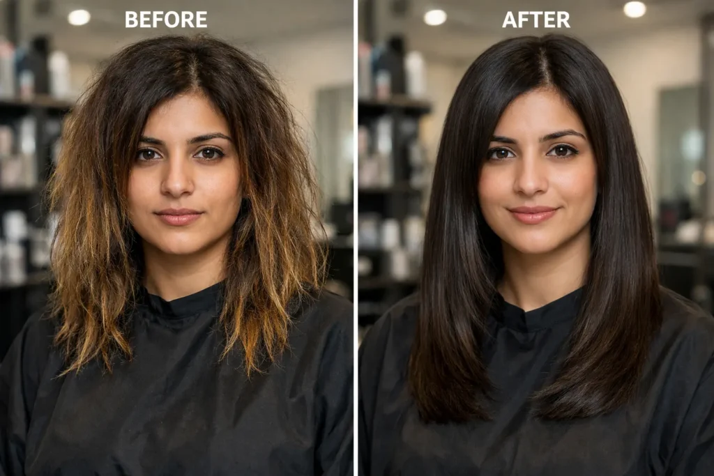 Damaged and chemically treated hair repair solutions in Pakistan