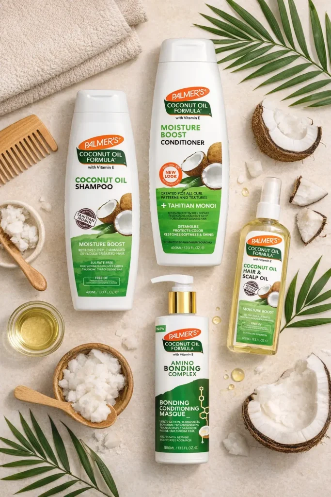 Dry hair care routine to restore moisture balance