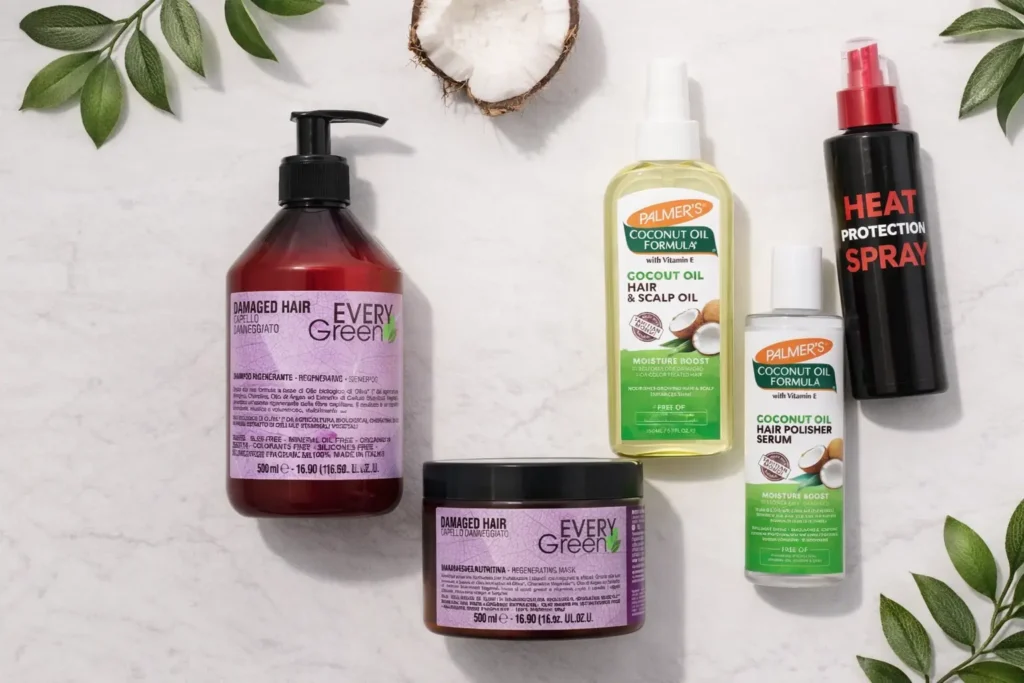 Hair repair routine for damaged and chemically treated hair in Pakistan