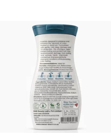 vibrant beauty shampoo Color Treated description