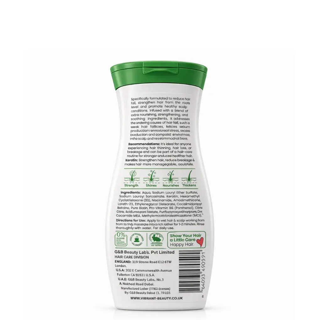 vibrant beauty shampoo anti hair loss description