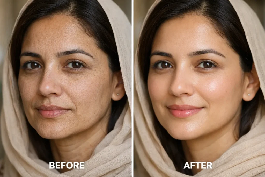 Dry and tight skin causes and solutions in Pakistan