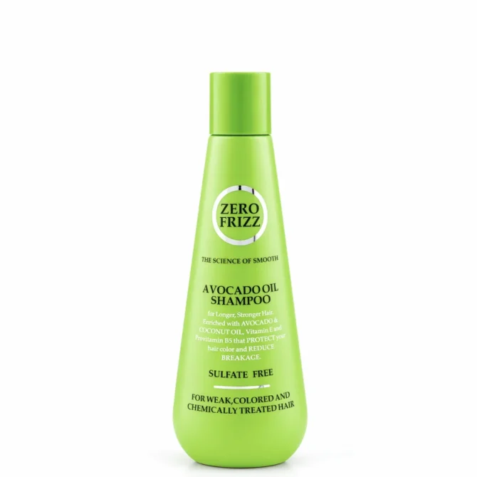 Zirro Rizz Zero Frizz Shampoo Avocado Oil 355 ml | Colored & Damaged Hair